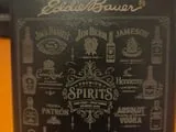 [Laser cut and engrave] Eddie Bauer leather wrapped stainless steel liquor flask with spirits branding