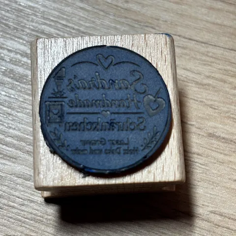 2.3mm Laser carved rubber