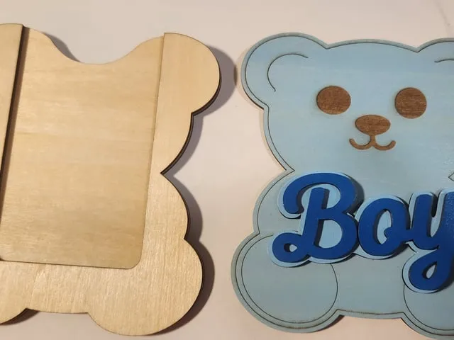 ที่ใส่บัตรของขวัญ Baby Bear instruction: step 1 - 