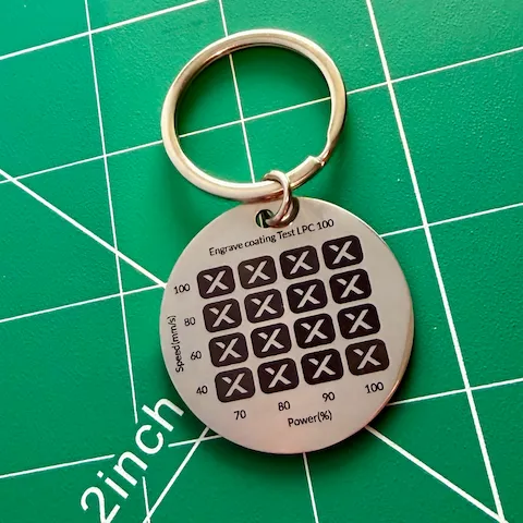 Portachiavi in acciaio inox lucidato