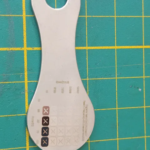 Tag Gantungan Kunci Perak Stainless Steel 1,8mm
