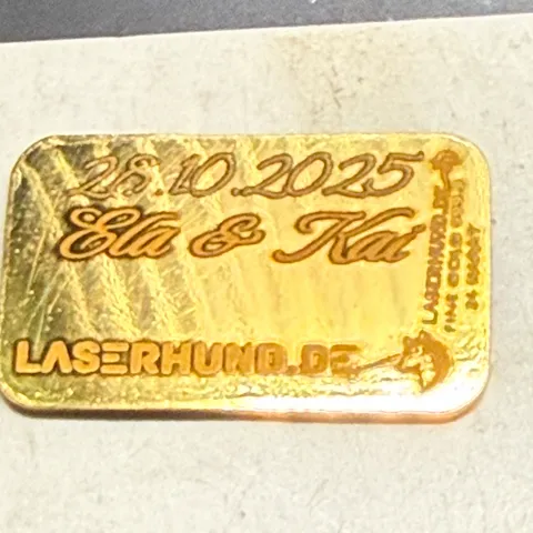 18K Gold Plated Rectangle Pendant