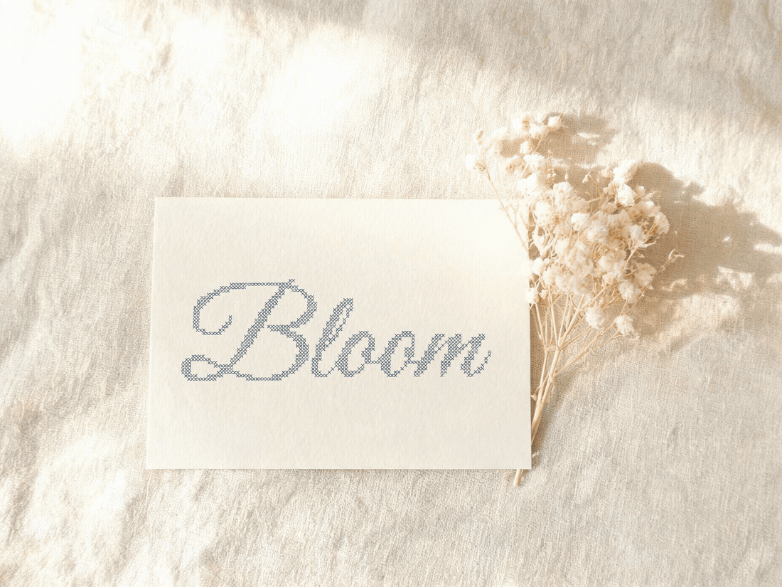 Cross Stitch Lettering
