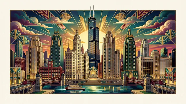 Art Deco Cityscape