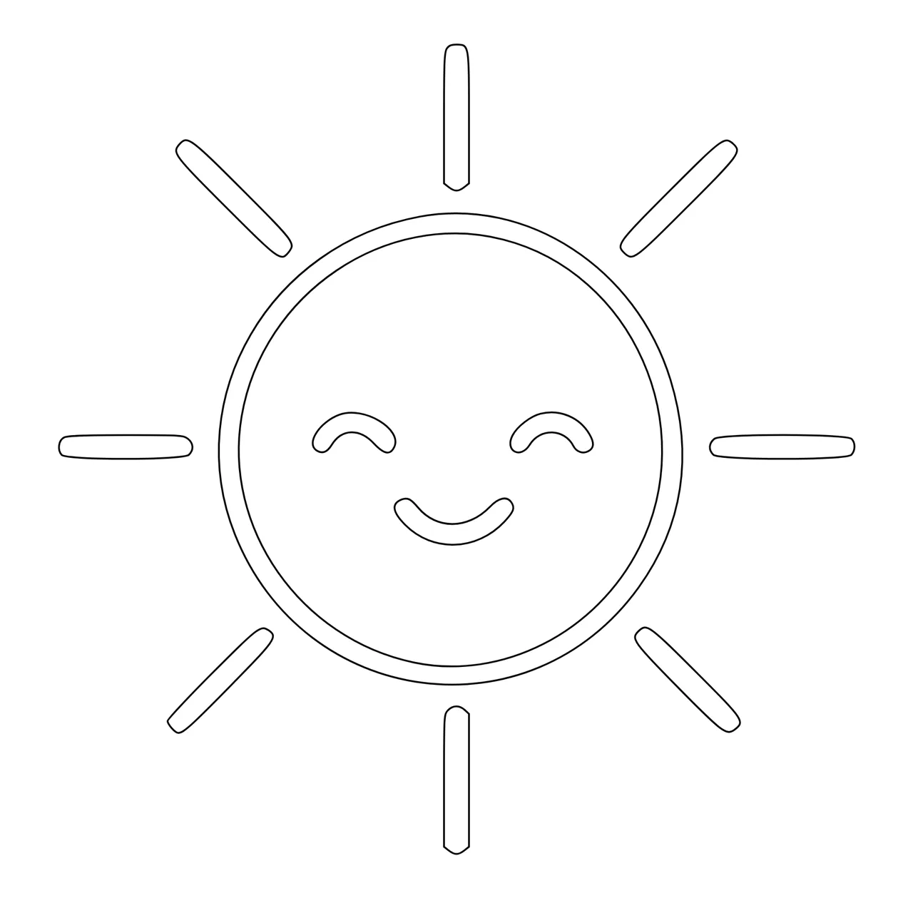 Laser cut and engrave Sol sonriente