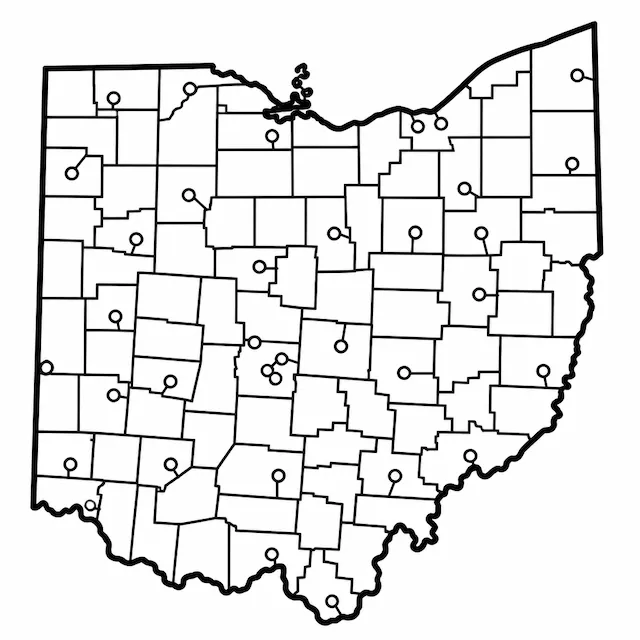 Ohio County Map