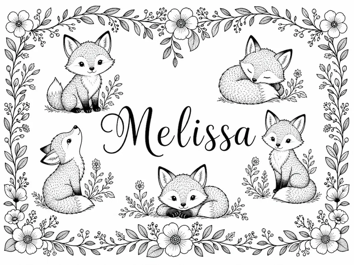 Laser cut and engrave Renards et Melissa