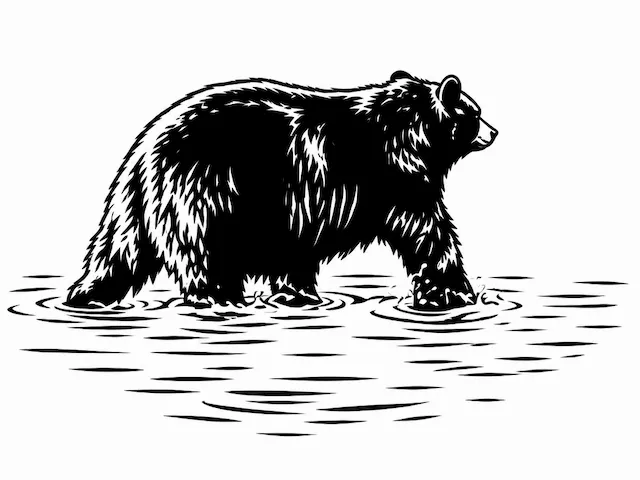 Bear in Water