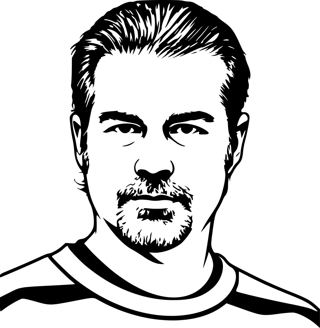 Laser cut and engrave dwellsy - Vector Bust