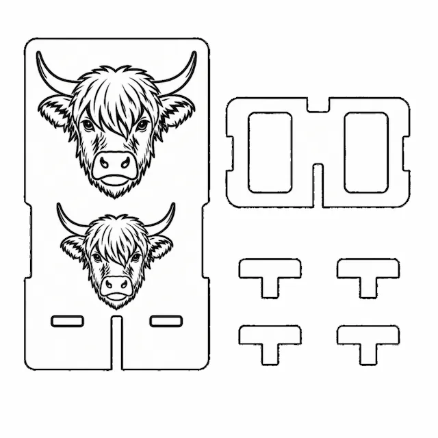 Highland Cow Design