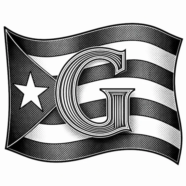 Ribbed Monogram G