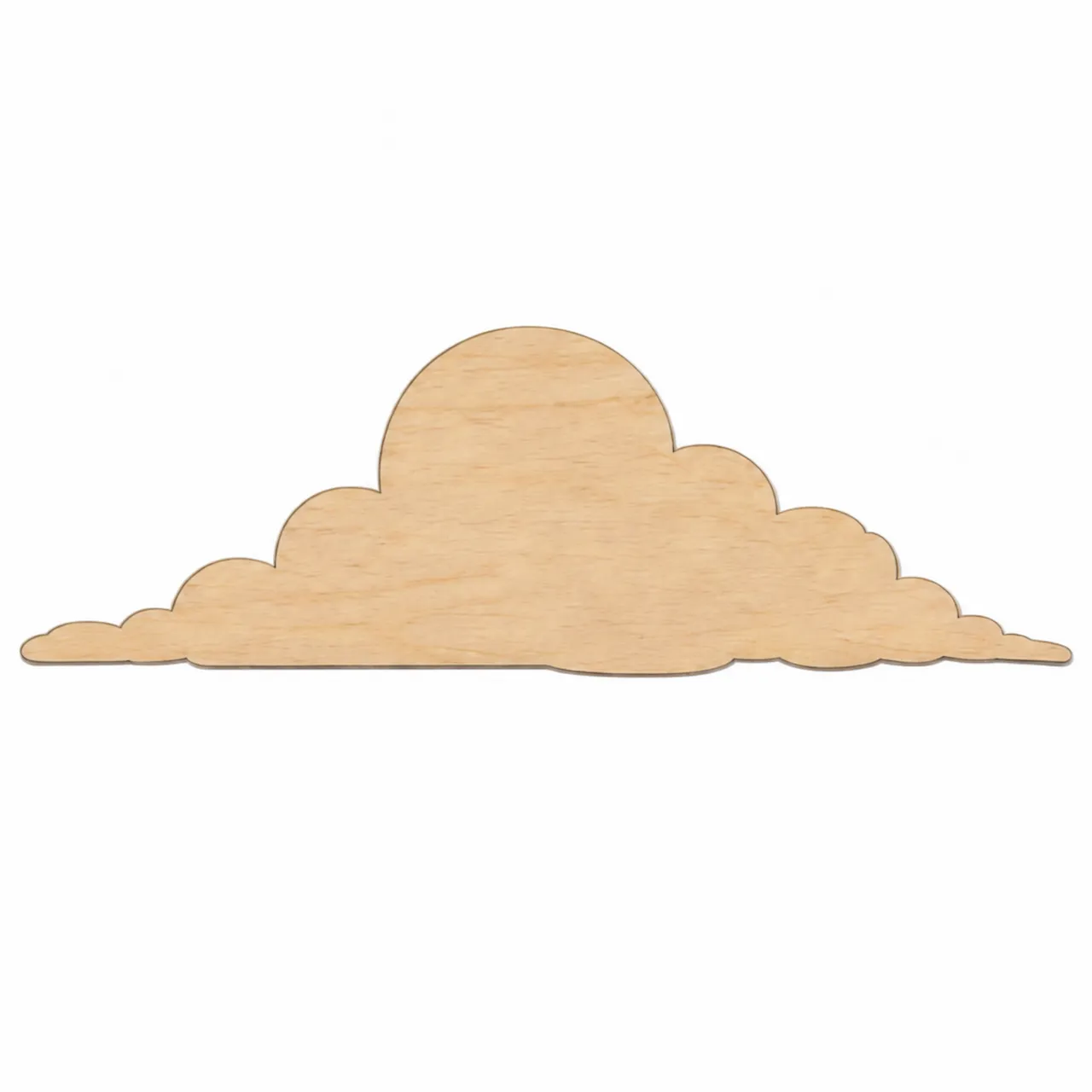 Laser cut and engrave Wolke