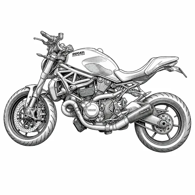 Ducati Monster Motorcycle