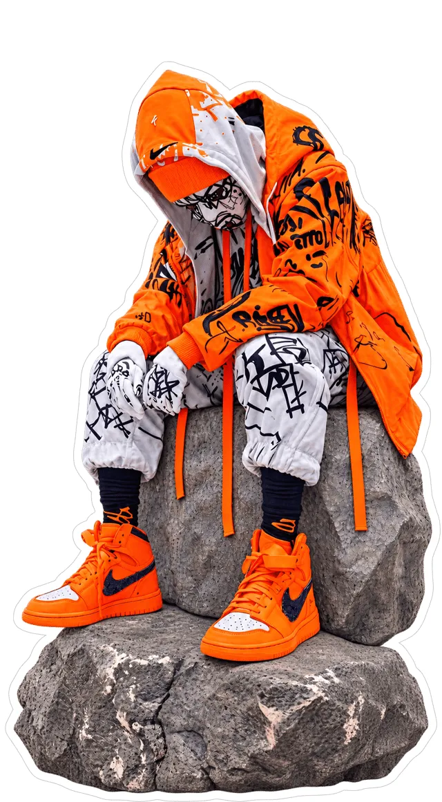 Hooded Streetwear Figure