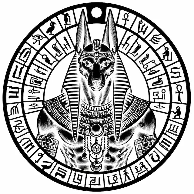 Anubis Zodiac Pendant