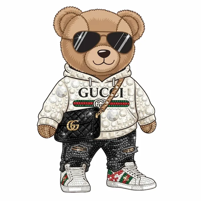 Rhinestone Bear