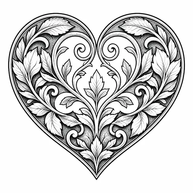 Engraved Heart Keychain