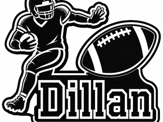 Football Player Sign