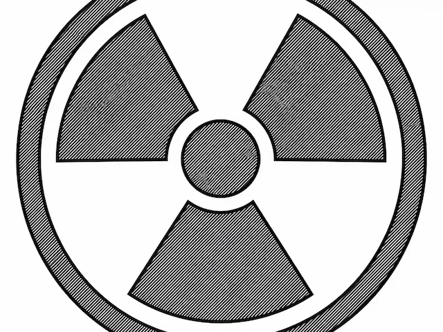 Radiation Symbol Coaster