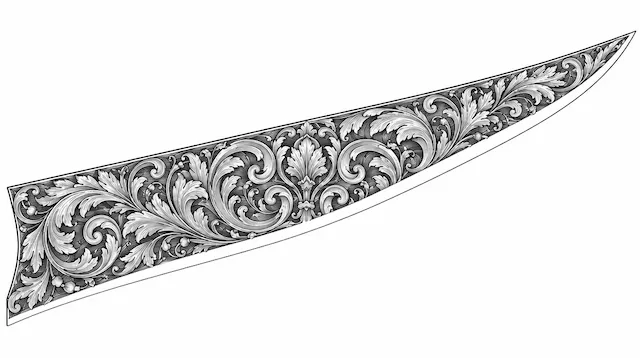 Victorian Scrollwork Blade