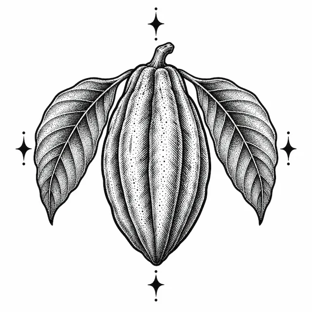Cocoa Bean Botanical