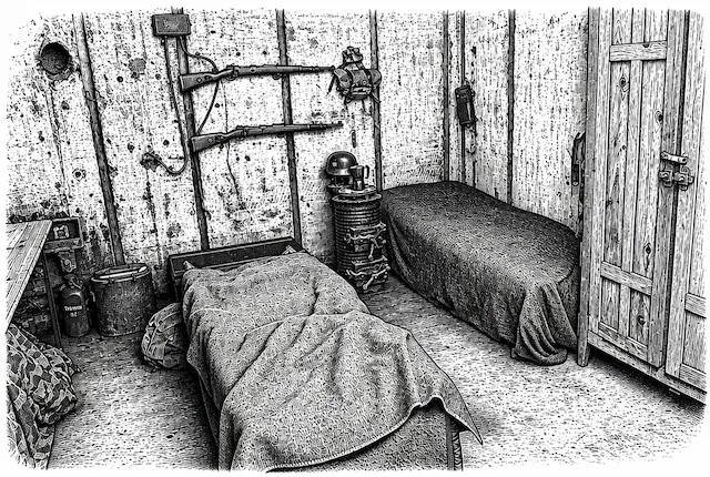 Rustic Workshop Bedroom