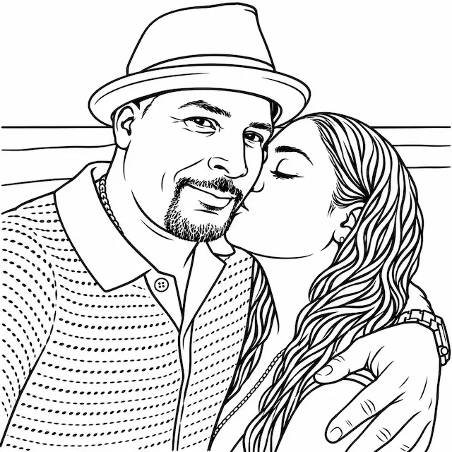 Kiss Portrait