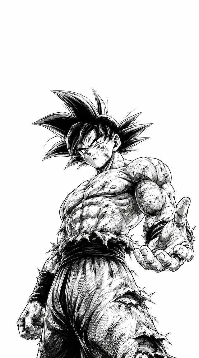 Guerriero dai capelli a punta goku