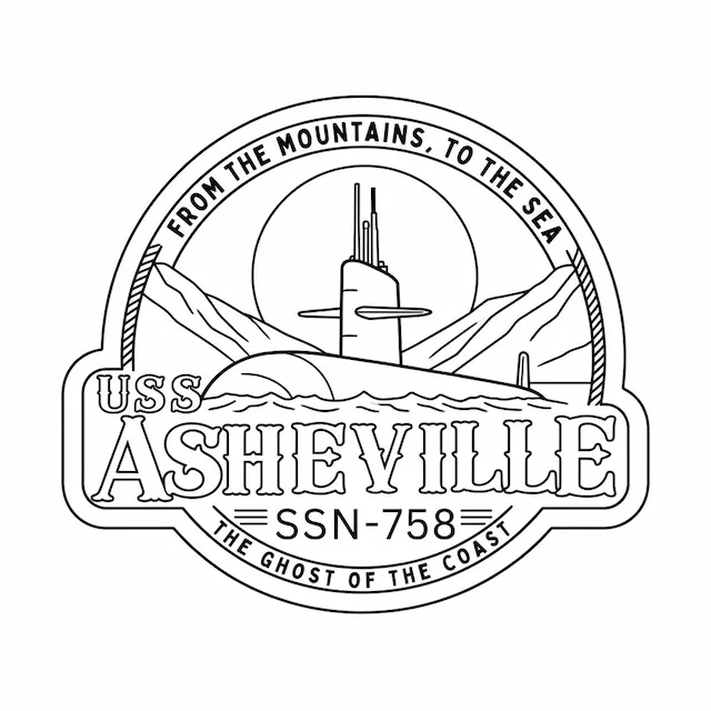 USS Asheville Emblem