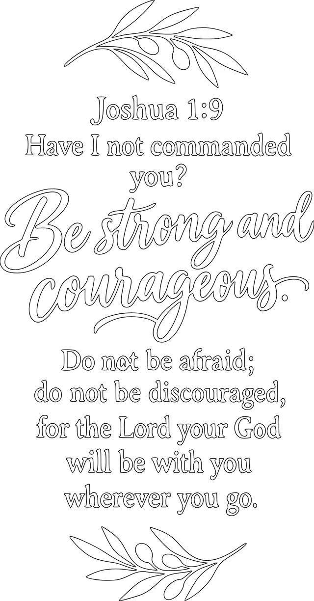 Joshua 1:9 Scripture