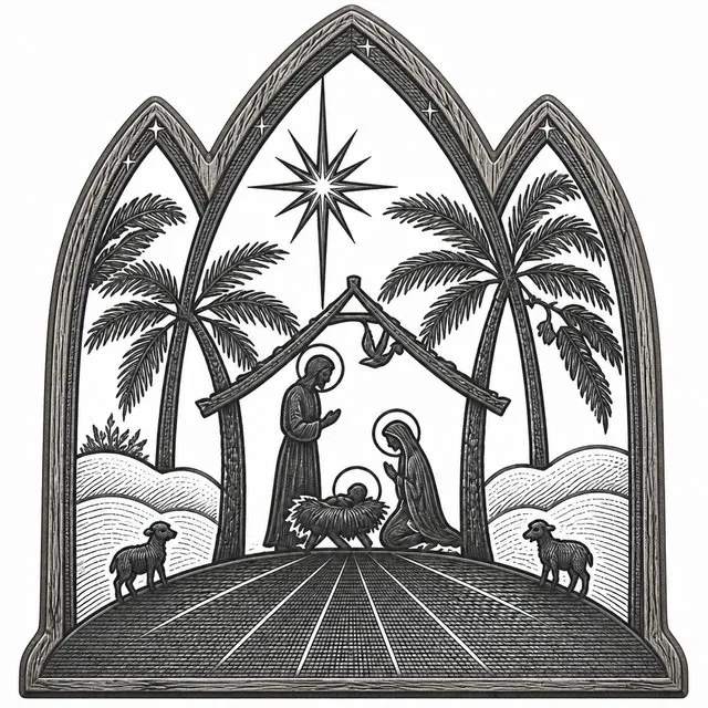 Nativity Arch Border