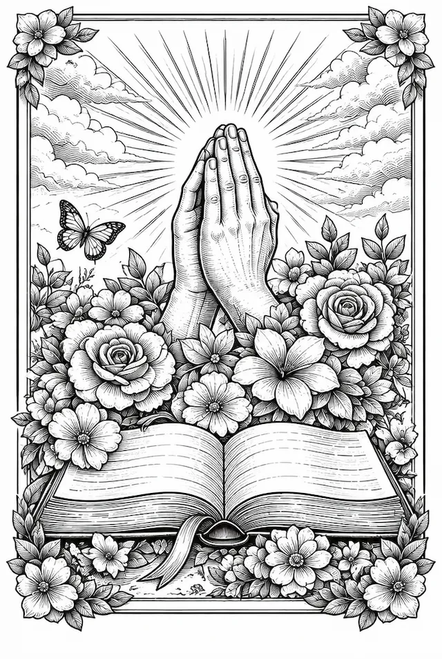 Prayerful Floral Book