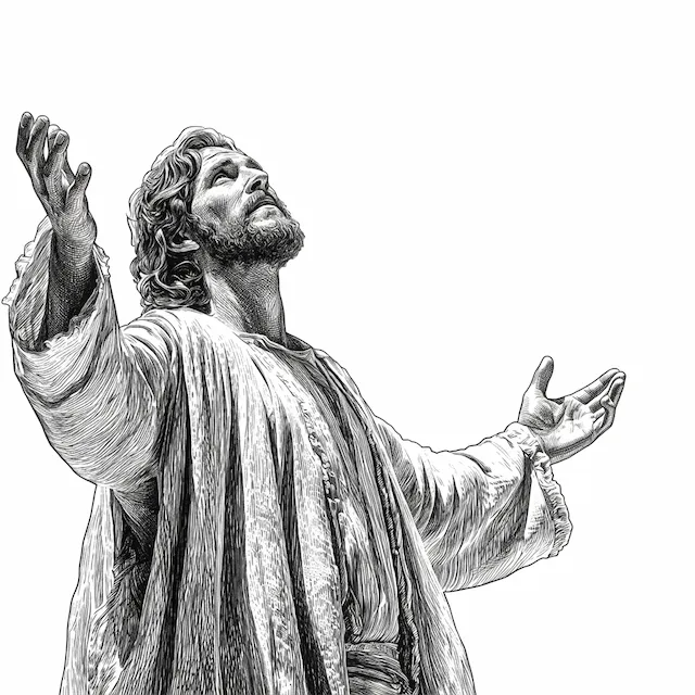 Praying Christ
