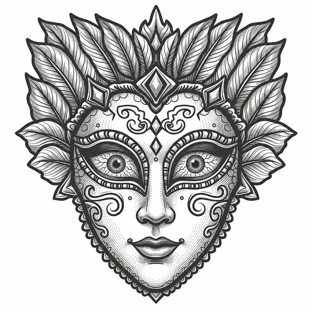 Bloodshot Leaf Mask
