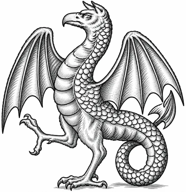 Engraved Dragon