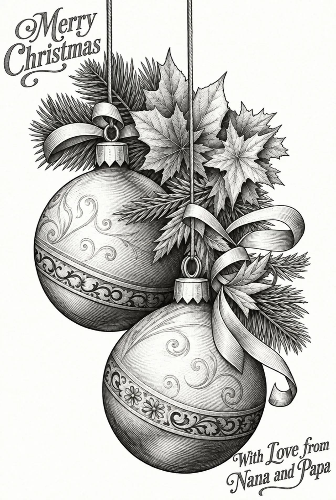 Laser cut and engrave Christmas present tag