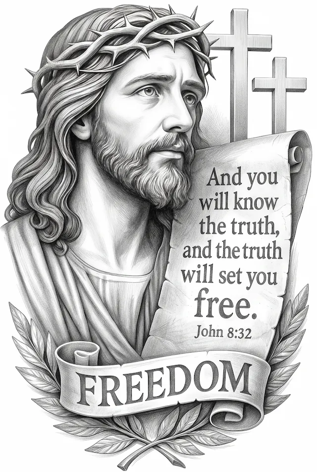 Christ Freedom Scroll