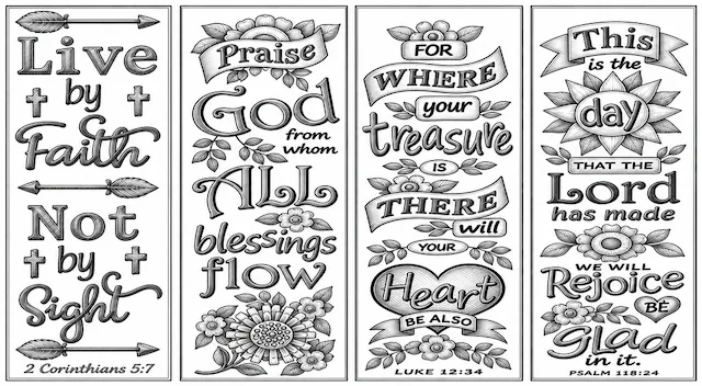 Classical Scripture Panels