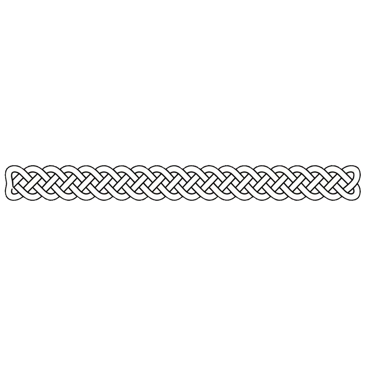 Laser cut and engrave Celtic Knot Border