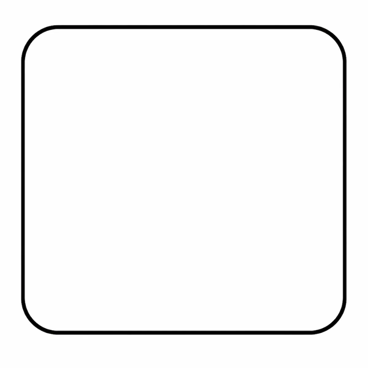 Laser cut and engrave Rounded Rectangle Frame