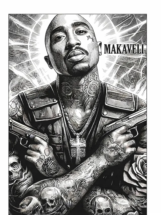 Makaveli Porträt
