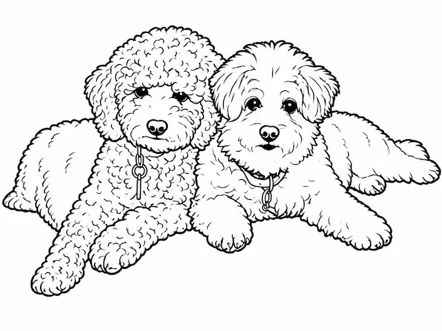 Dos Perros Acurrucados