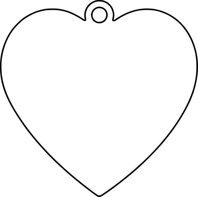 Xtool Stainless Steel Heart Vector for Image Masking