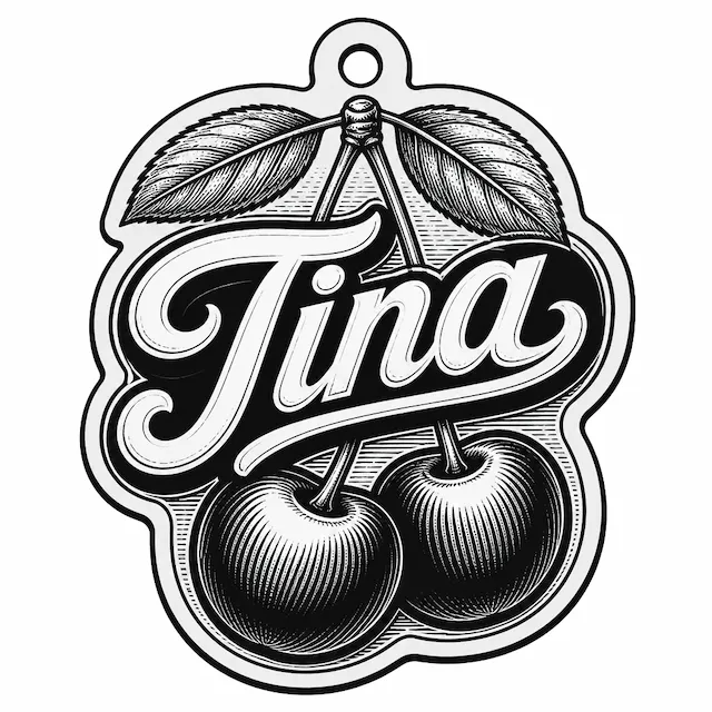 Cherry Name Keychain