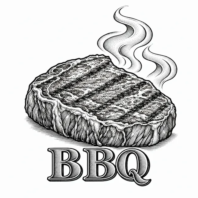 Dampfendes Steak BBQ