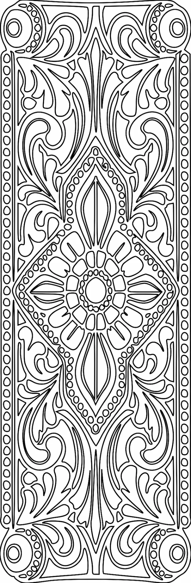 Ornate Floral Panel