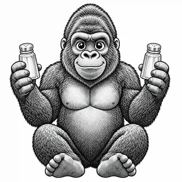 Gorilla Salt Shakers