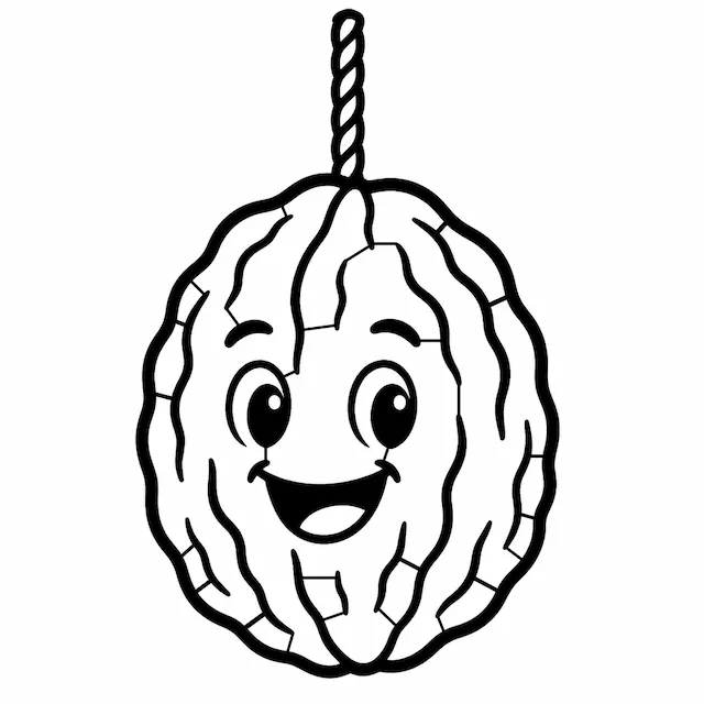 walnut on a string