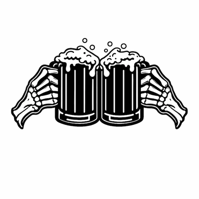 Skeleton Beer Mugs