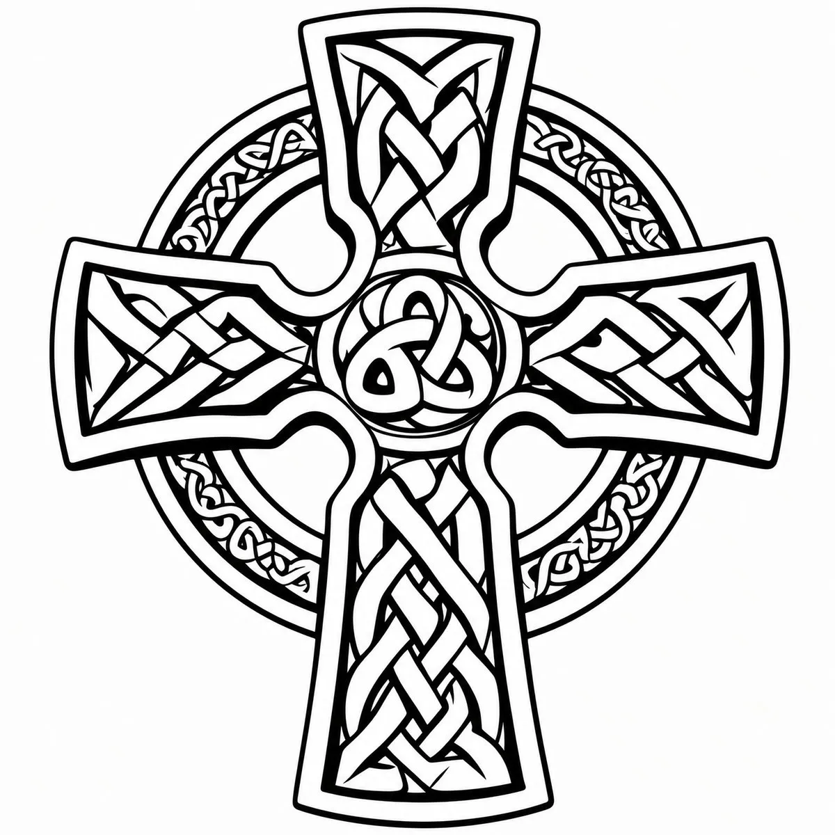 Laser cut and engrave Celtic Cross